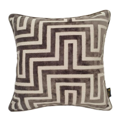 Naguro Luxury Chocolate Velvet Cushion 43x43cm – Soft Decorative Throw Pillow