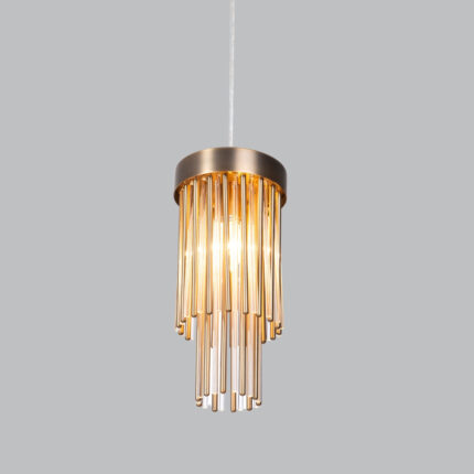 Dark Brushed Brass Pendant Ceiling Light